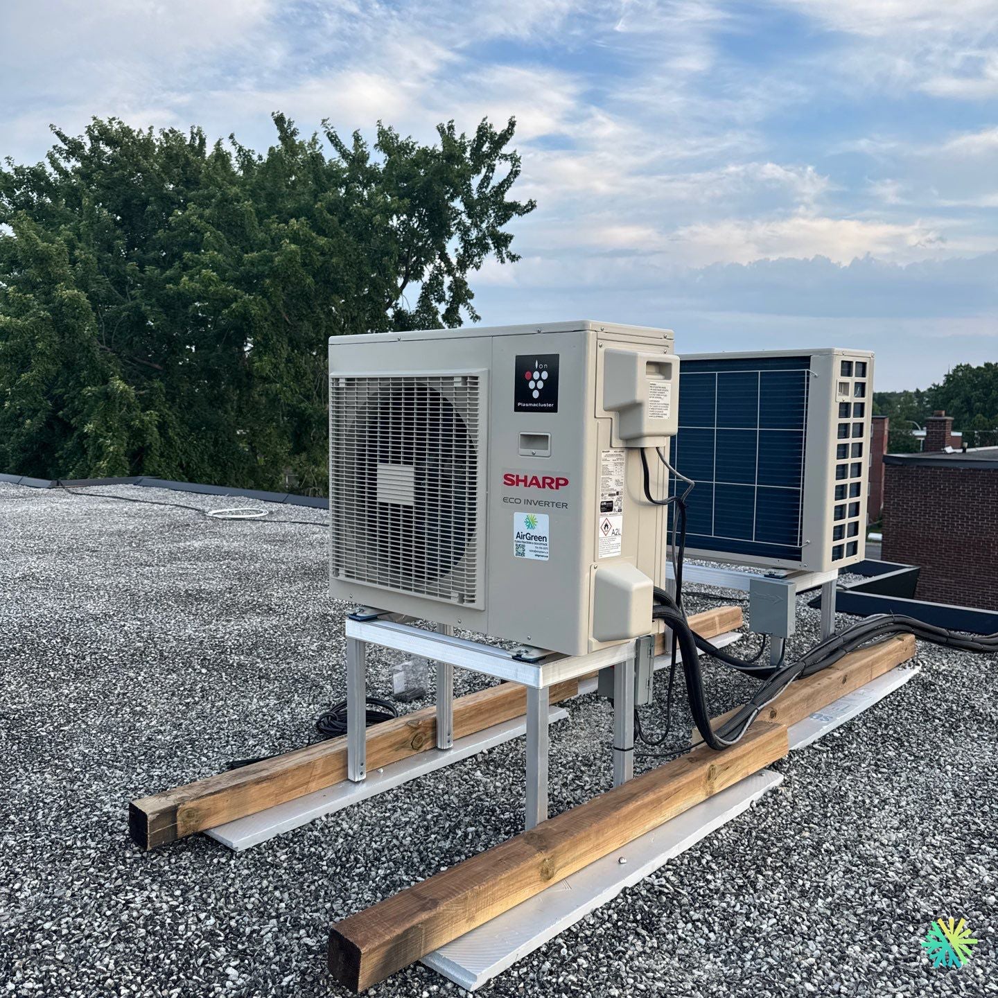Installation d’une Sharp ZU1 thermopompe murale à Rosemont–La Petite-Patrie