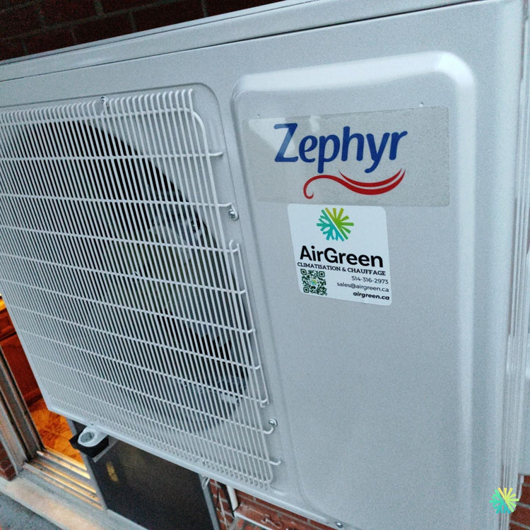Installation d’une thermopompe murale Zephyr à Rosemont–La Petite-Patrie