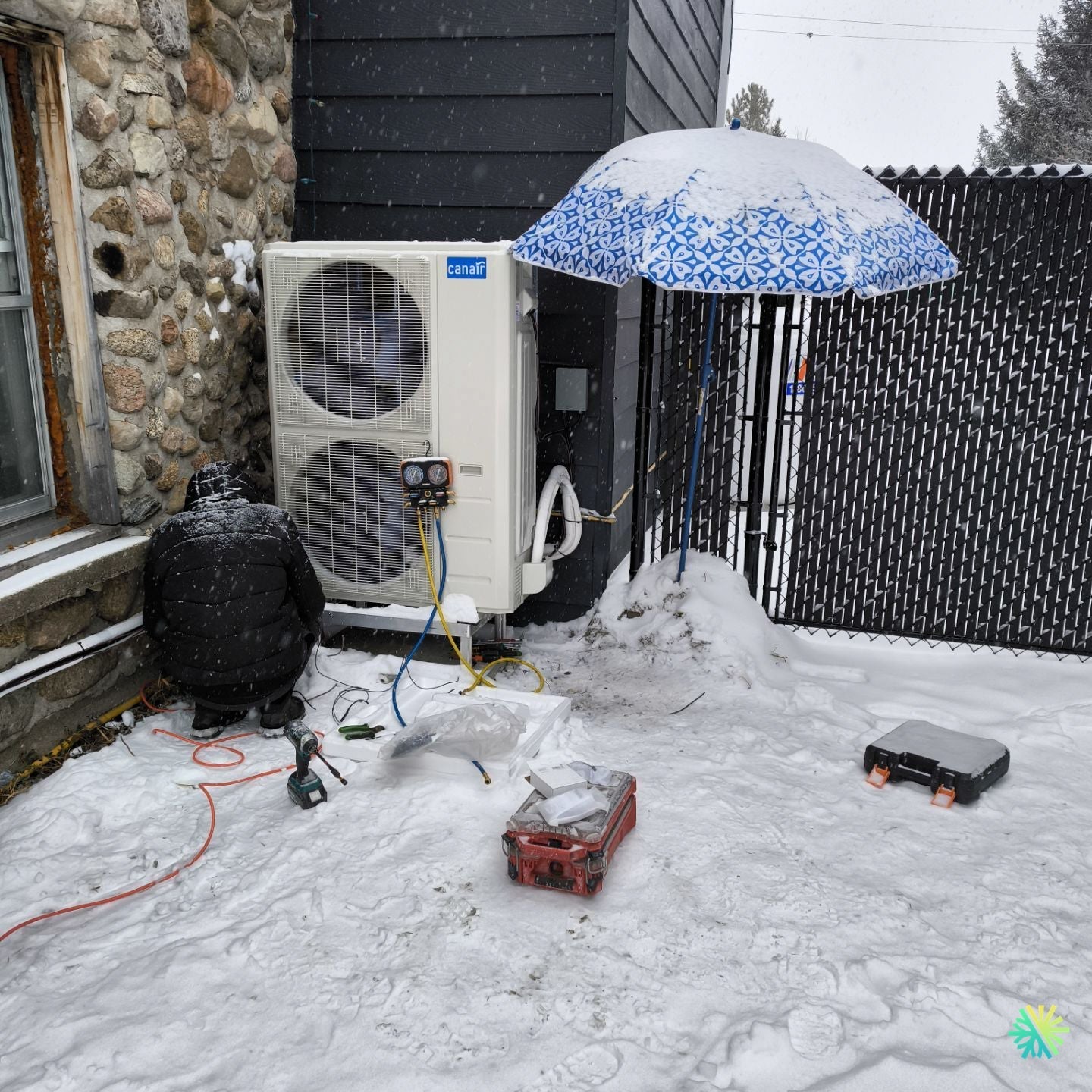 Installation d’une thermopompe centrale CanAir à Sainte-Adèle