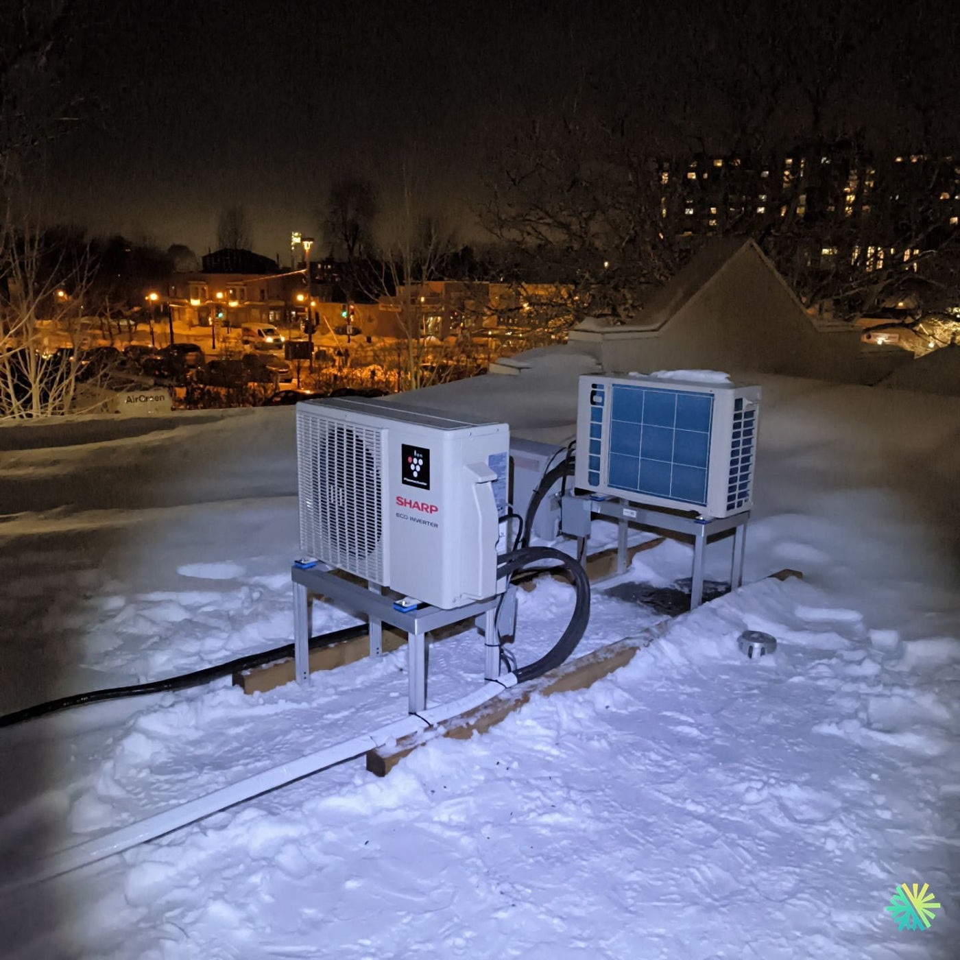 Installation d’une Sharp ZU1 thermopompe murale à Montréal (Rosemont–La Petite-Patrie)