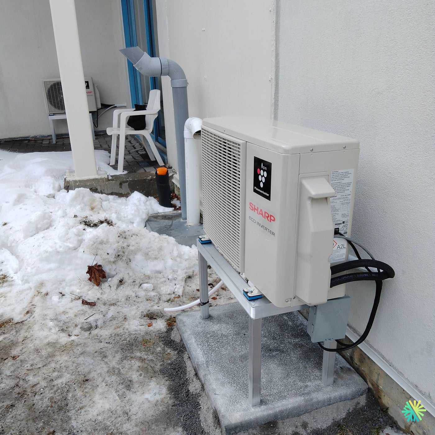 Installation d’une Sharp ECO Inverter thermopompe murale à LaSalle