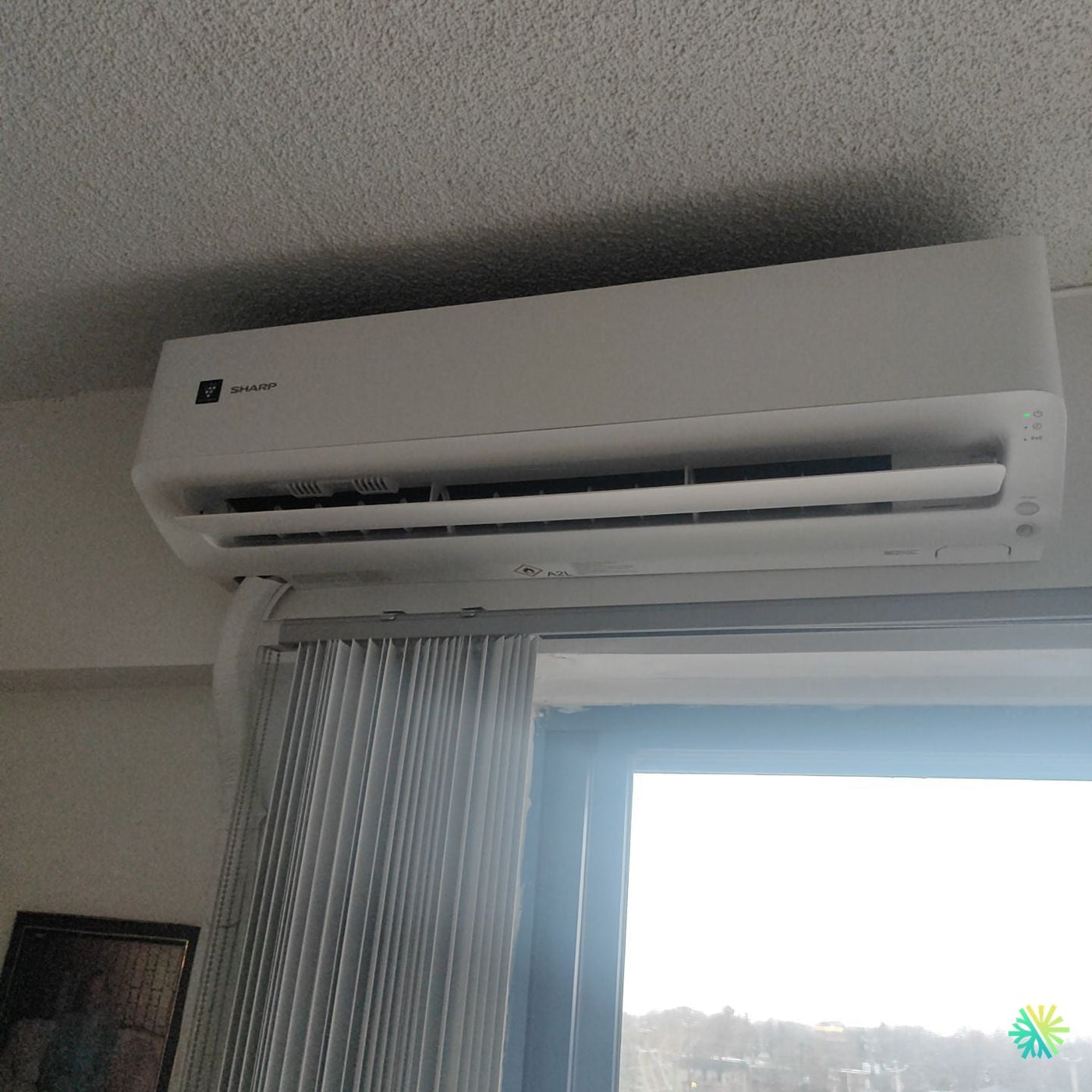 Installation d’une Sharp thermopompe murale à Île-des-Sœurs