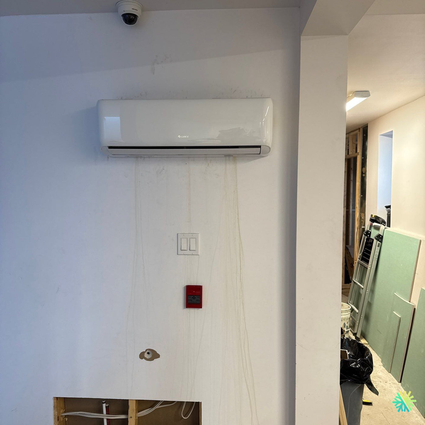 Réparation d’un climatiseur mural Gree à Saint-Bruno