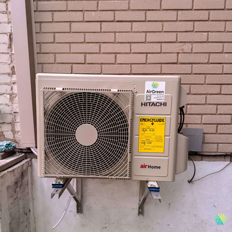 Installation d’une thermopompe murale Hitachi airHome 400 dans Le Plateau-Mont-Royal à Montréal