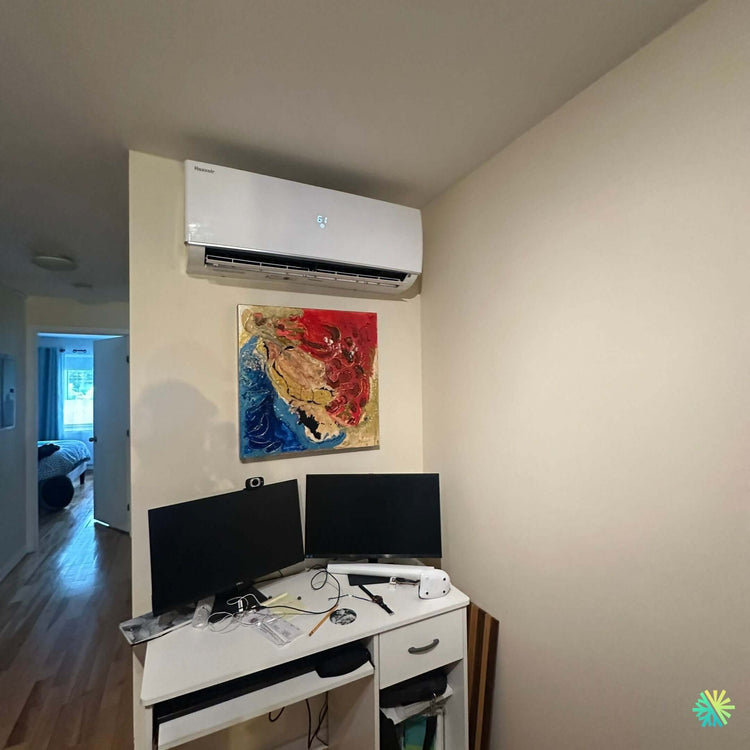 Installation d’une Midea thermopompe murale à Côte-des-Neiges