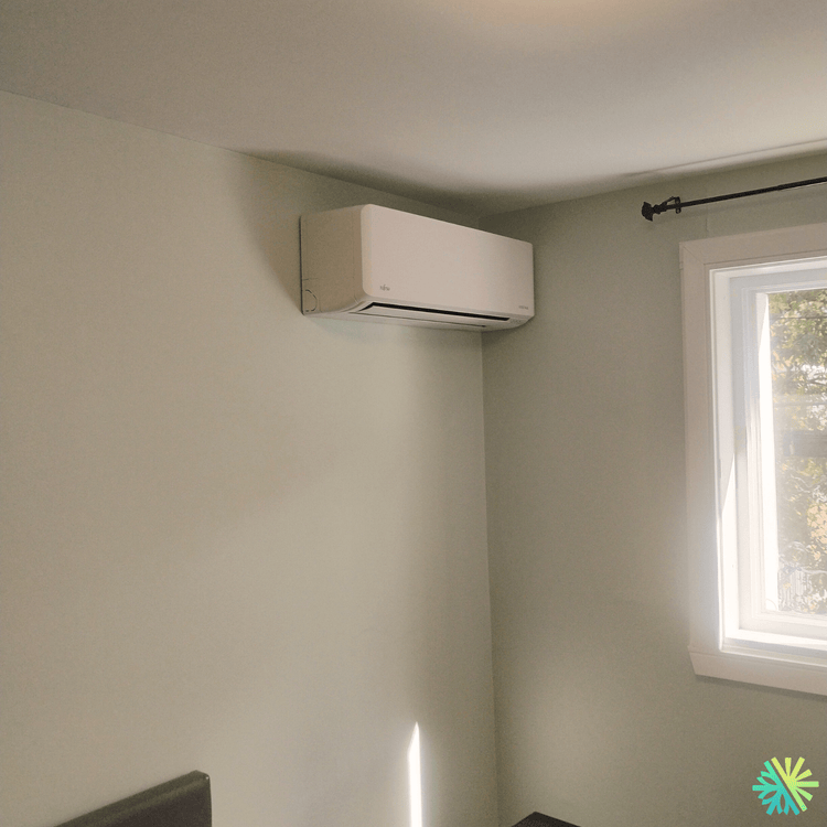 Installation d’une thermopompe murale Fujitsu à Villeray–Saint-Michel–Parc-Extension