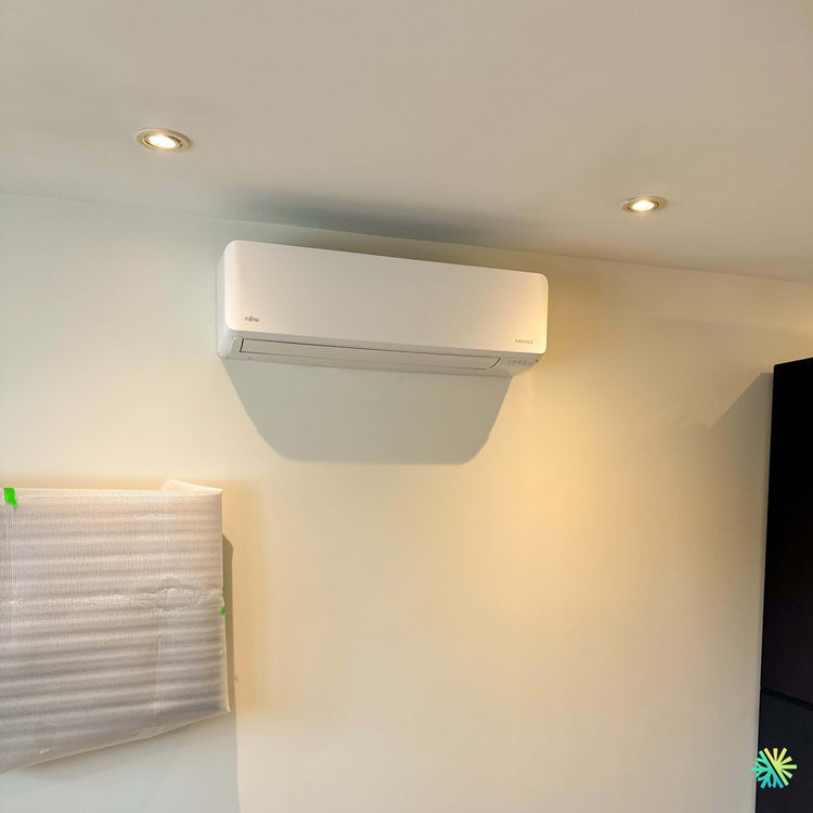Installation d’une thermopompe double zone Fujitsu AIRSTAGE Aquila XLTH à Châteauguay