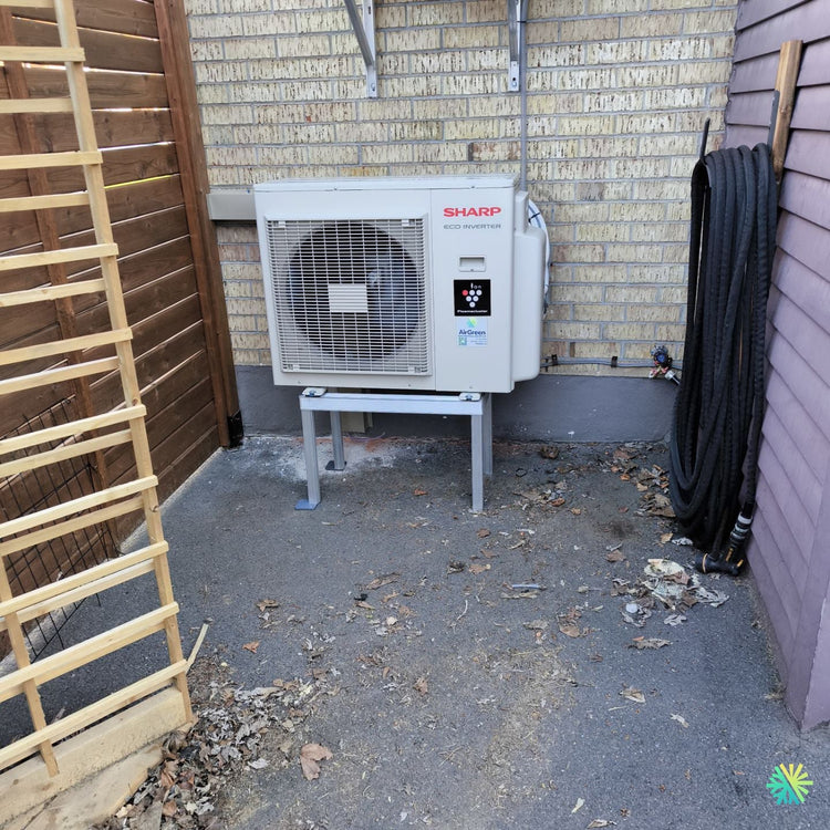 Installation d’une thermopompe murale Sharp ZU1 à Rosemont–La Petite-Patrie