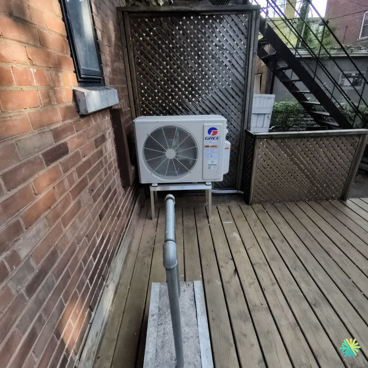 Installation d’une Gree R32 thermopompe murale à Rosemont–La Petite-Patrie
