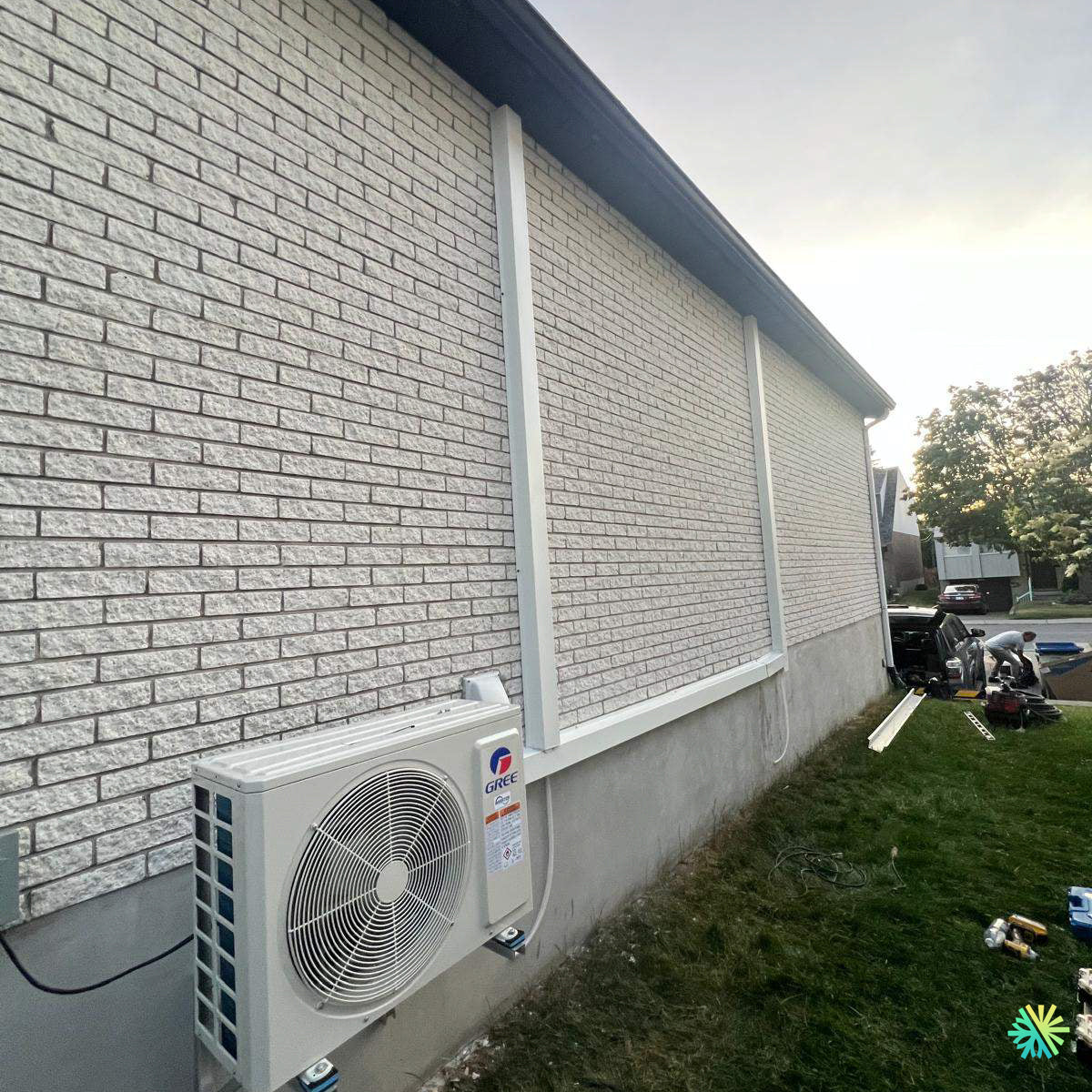 Installation d’une Gree thermopompe murale à Boucherville