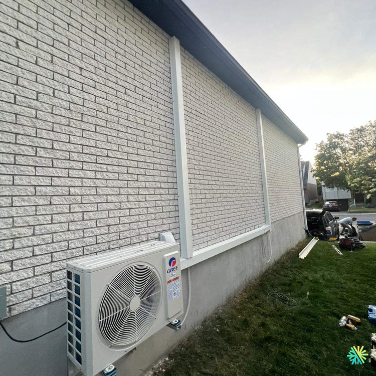 Installation d’une Gree thermopompe murale à Boucherville