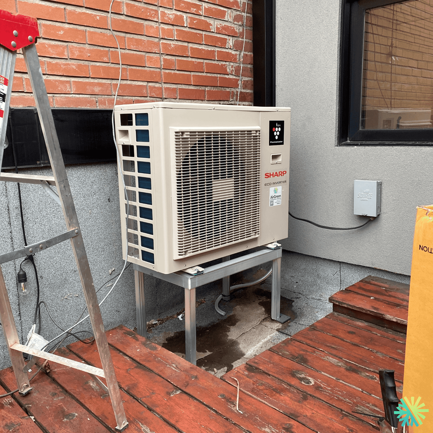 Installation d’une thermopompe murale Sharp dans Le Sud-Ouest
