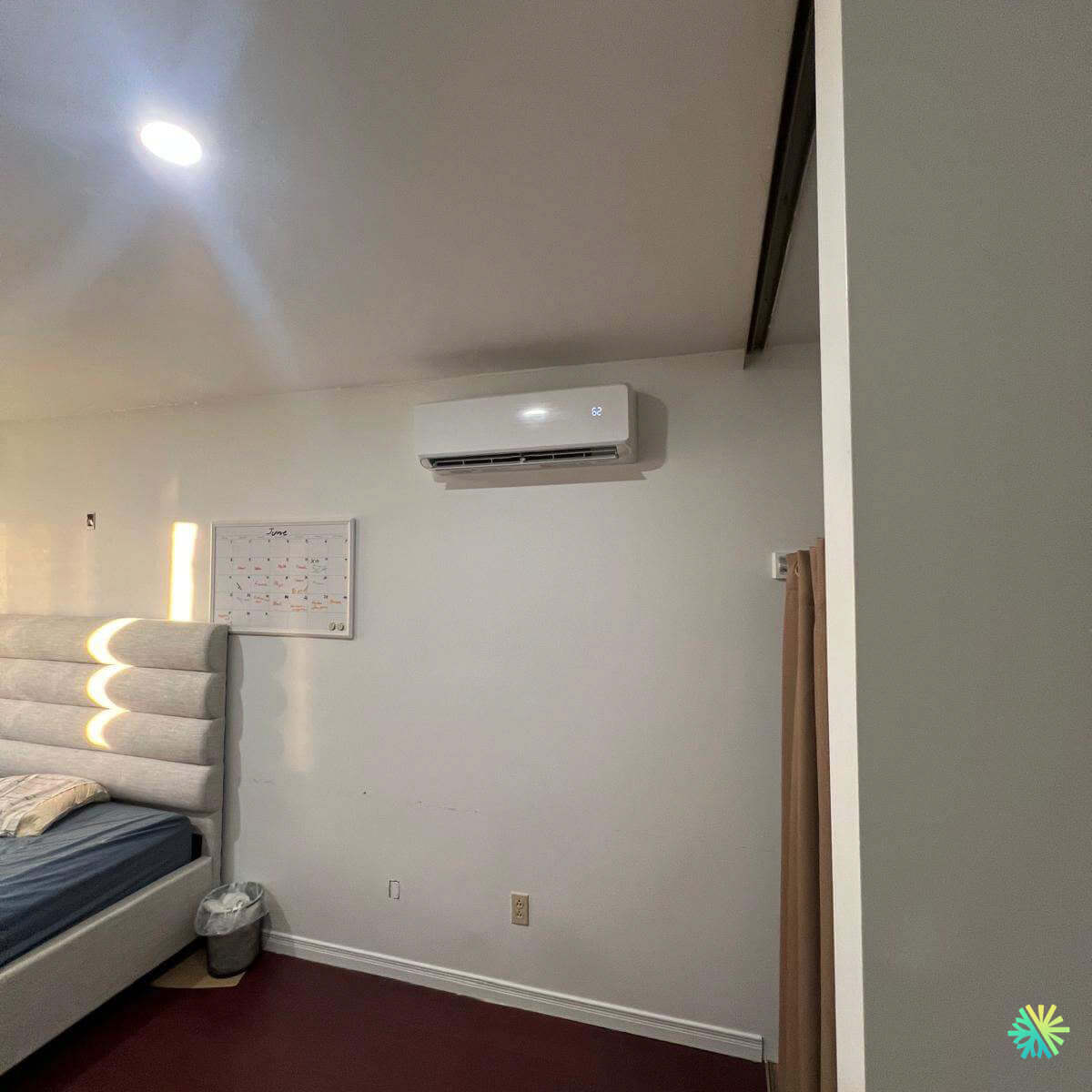 Installation d’une Midea (gamme Midea28 R-454B) thermopompe murale à Rosemont–La Petite-Patrie