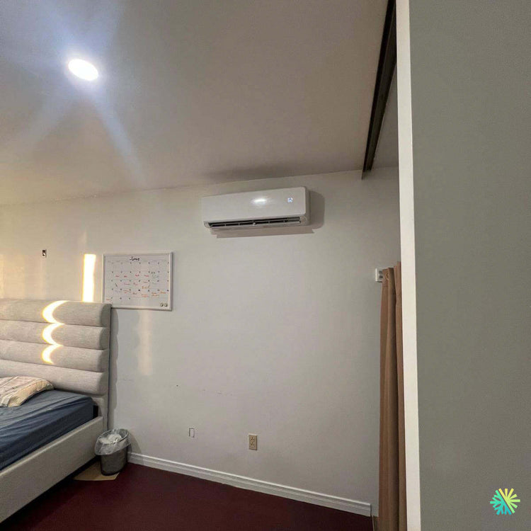 Installation d’une Midea (gamme Midea28 R-454B) thermopompe murale à Rosemont–La Petite-Patrie