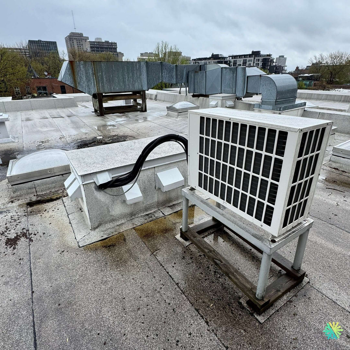 Réparation d’une thermopompe centrale Zephyr à Rosemont–La Petite-Patrie