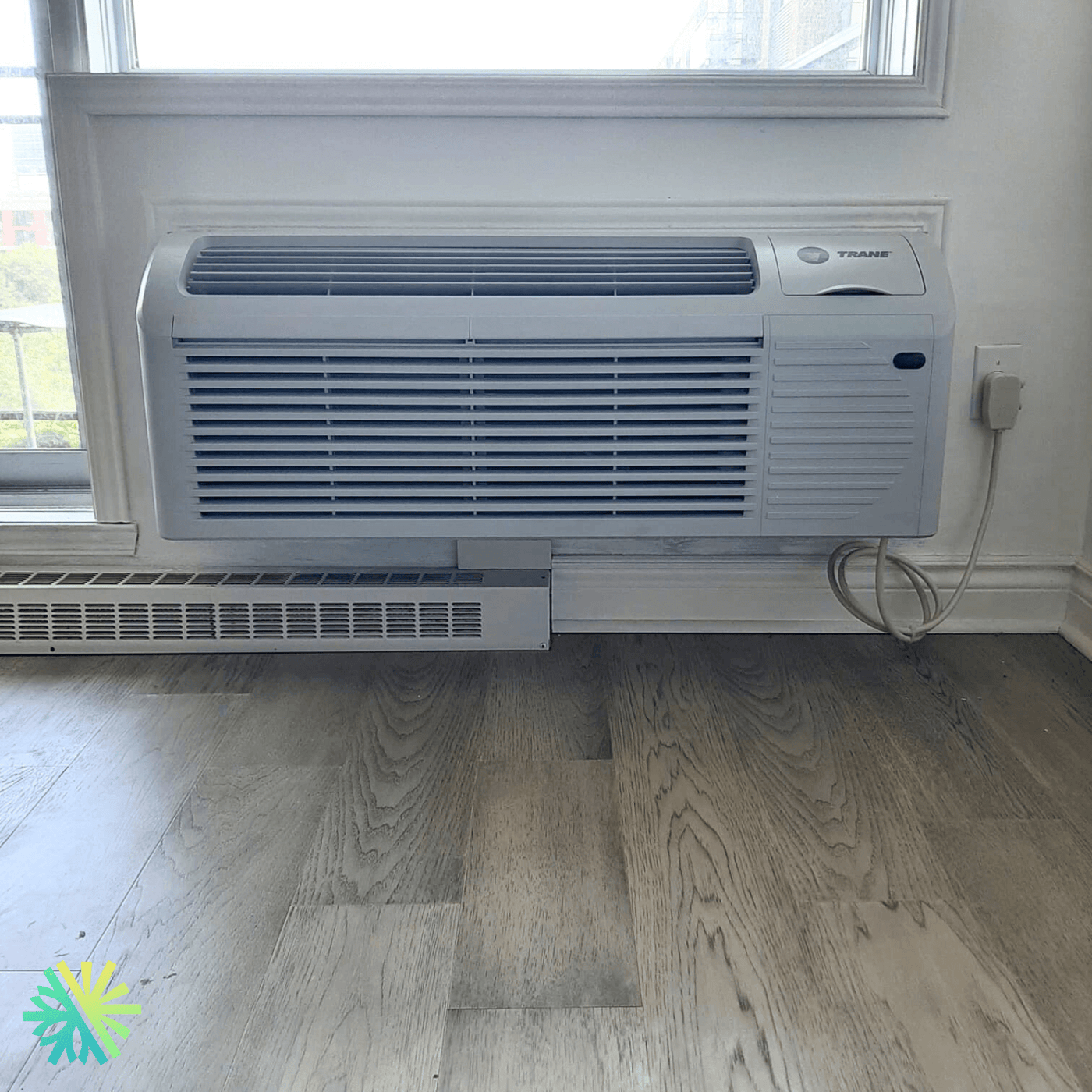 Installation d’un PTAC Trane ProSpace à l’Île-des-Sœurs