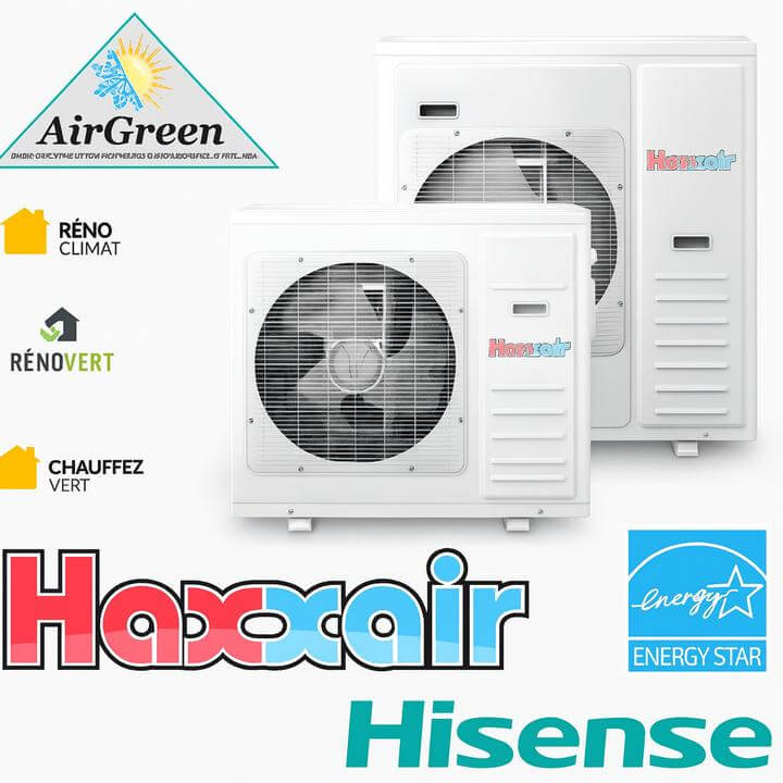 Installation d'une Thermopompe Murale Haxxair T2D à Saint-Laurent, Montréal sur un support en bois.