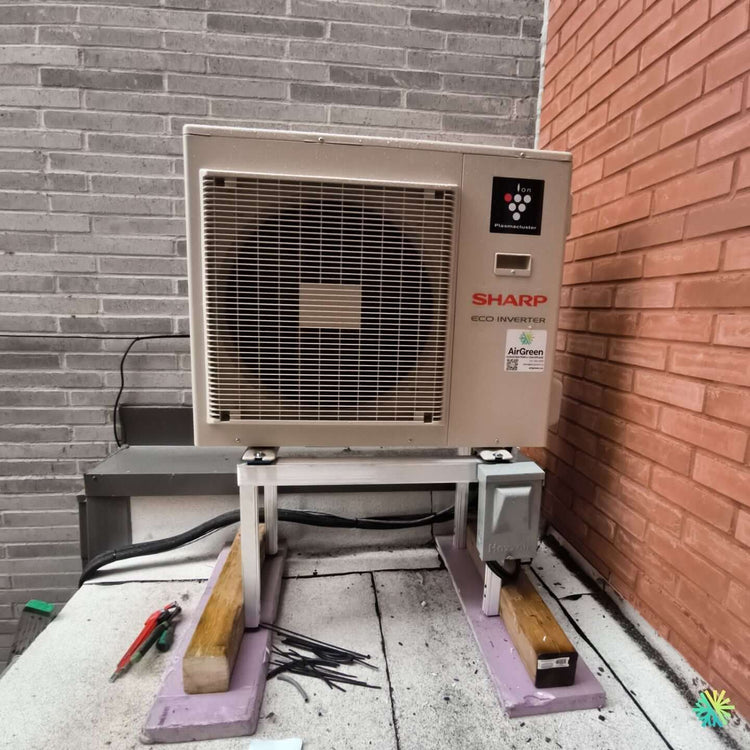 Installation d’une Sharp Eco Inverter thermopompe murale à Rosemont–La Petite-Patrie