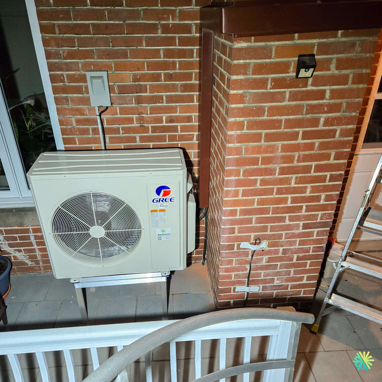 Installation d’une thermopompe DoubleZone GREE FREE MATCH R32 à Côte-des-Neiges–Notre-Dame-de-Grâce, Montréal