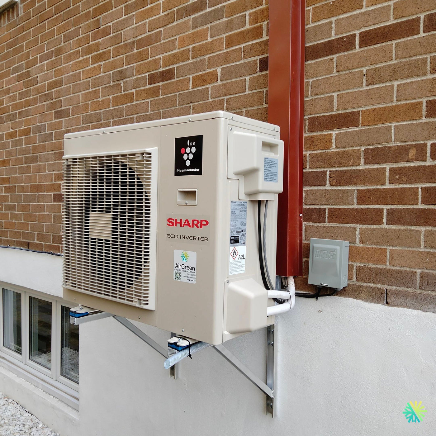 Installation d’une Sharp Eco Inverter thermopompe murale à Rosemont–La Petite-Patrie