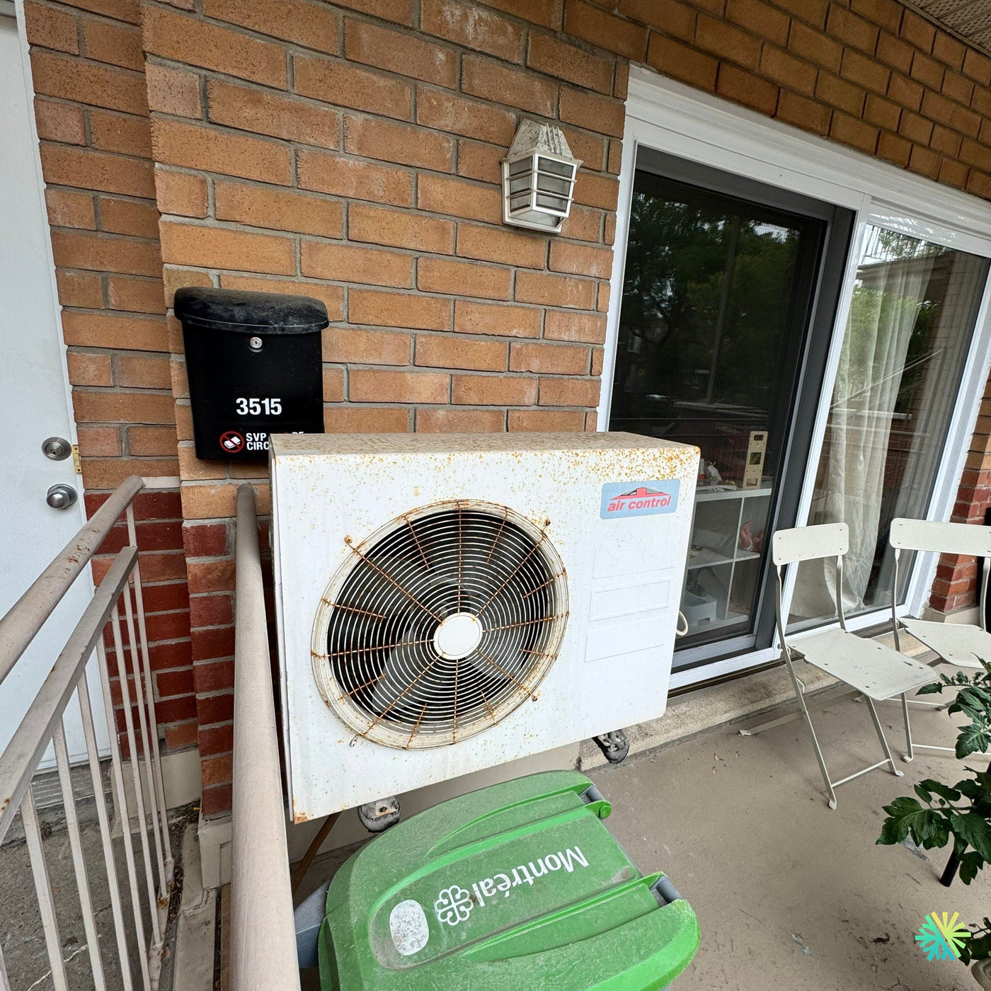 Nettoyage d’un climatiseur mural Air Control à Côte-des-Neiges–Notre-Dame-de-Grâce