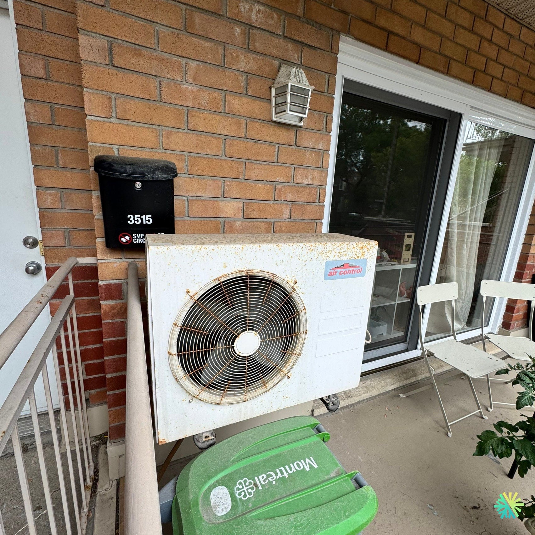 Nettoyage d’un climatiseur mural Air Control à Côte-des-Neiges–Notre-Dame-de-Grâce