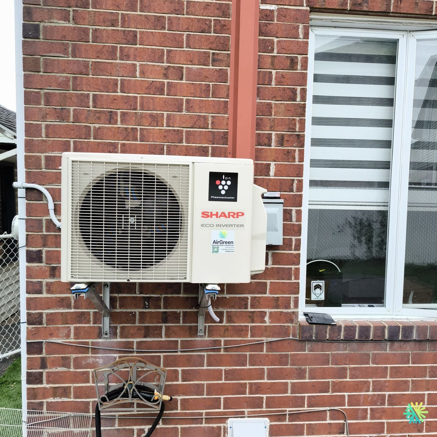 Installation d’une Sharp Eco Inverter thermopompe murale à Laval (Chomedey)