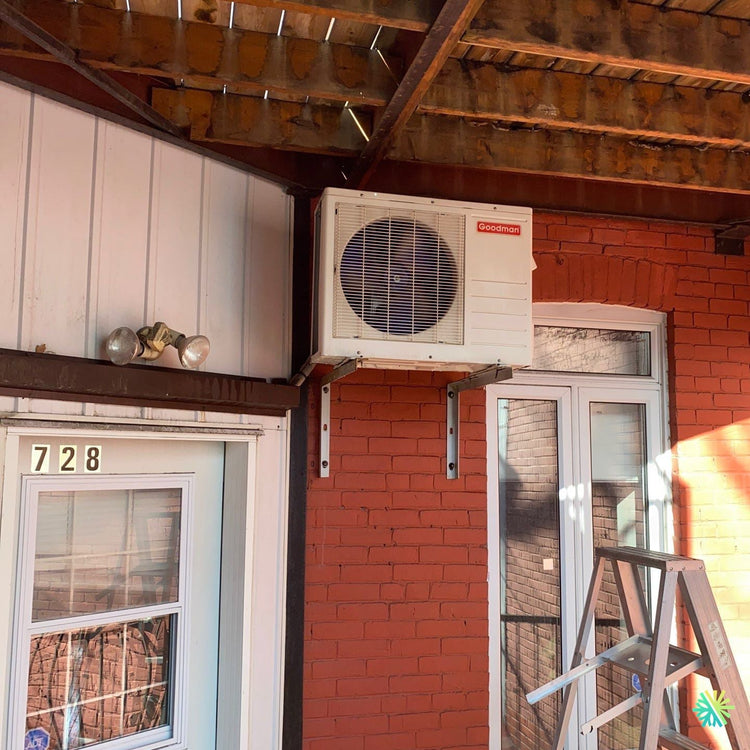 Installation d’une Goodman thermopompe murale à Rosemont–La Petite-Patrie