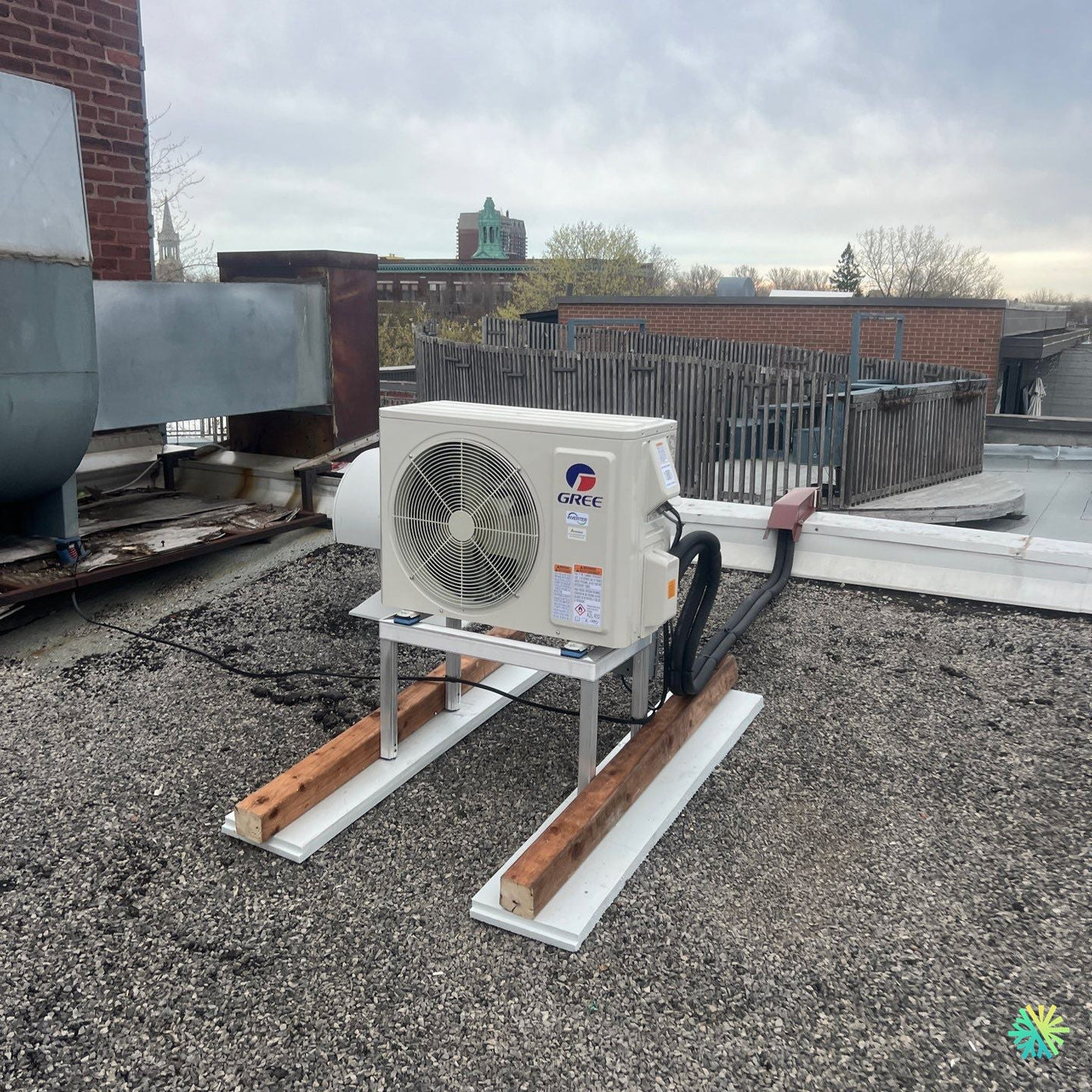 Installation d’une Gree gamme R-32 thermopompe murale à Le Sud-Ouest