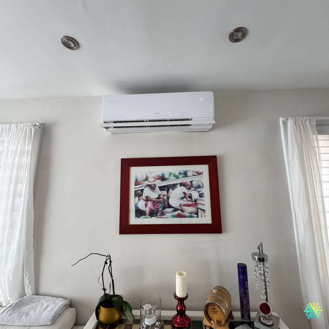 Installation d’une Gree climatiseur mural à Brossard