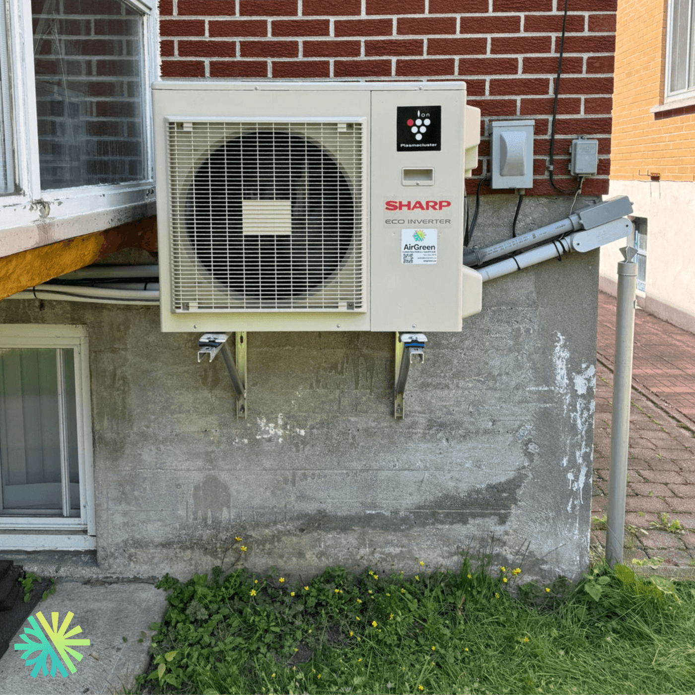 Installation d'une thermopompe Mini Split Sharp ZU1 à Terrebonne