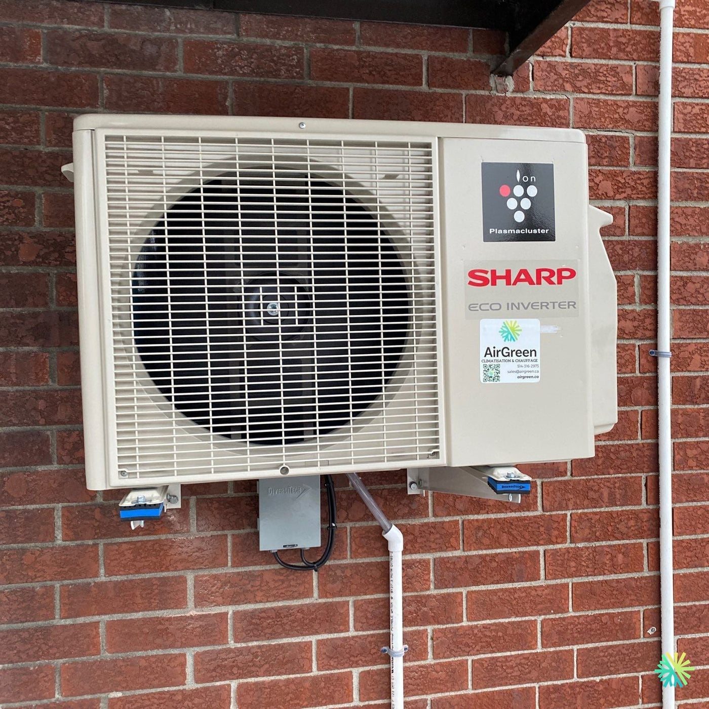 Installation d’une Sharp ZU1 thermopompe murale à Rosemont–La Petite-Patrie