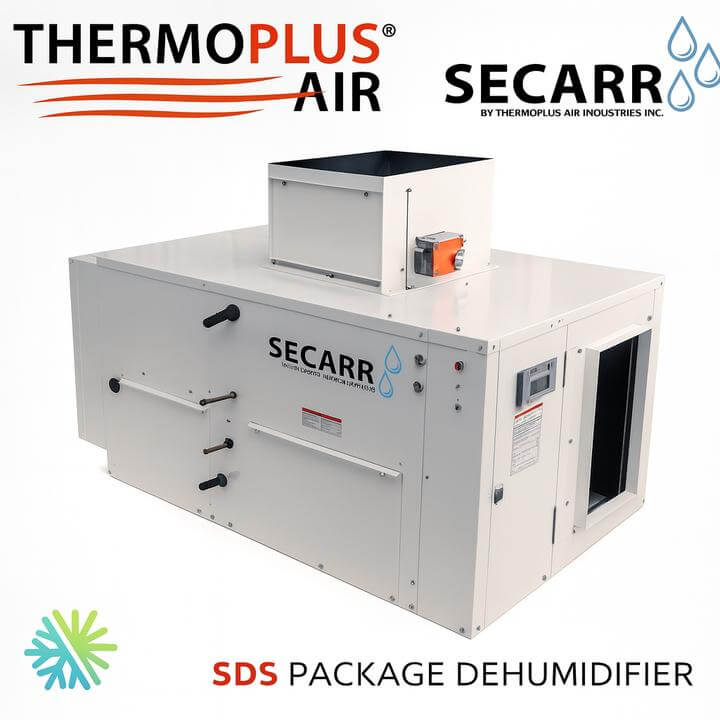 Unités de déshumidificateurs commerciaux en extérieur, montrant comment les déshumidificateurs commerciaux profitent-ils aux produits stockés dans les entrepôts?