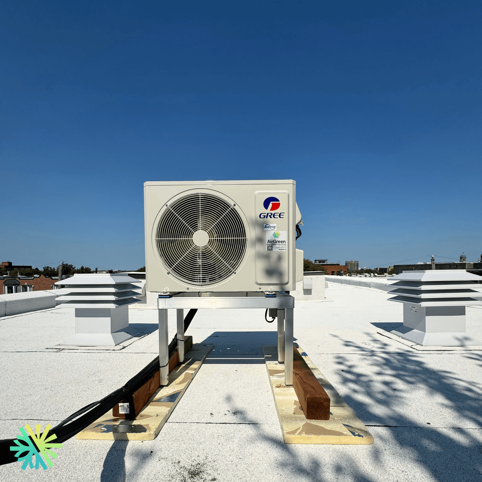 Installation d’un mini split Gree Crossover à Montréal