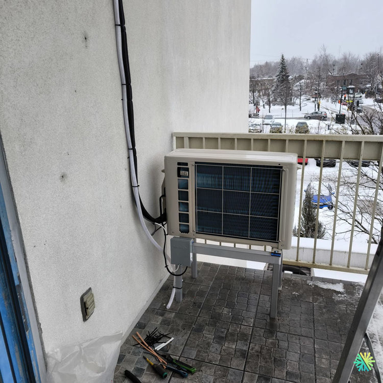 Installation d’une thermopompe murale Midea à Sainte-Julie