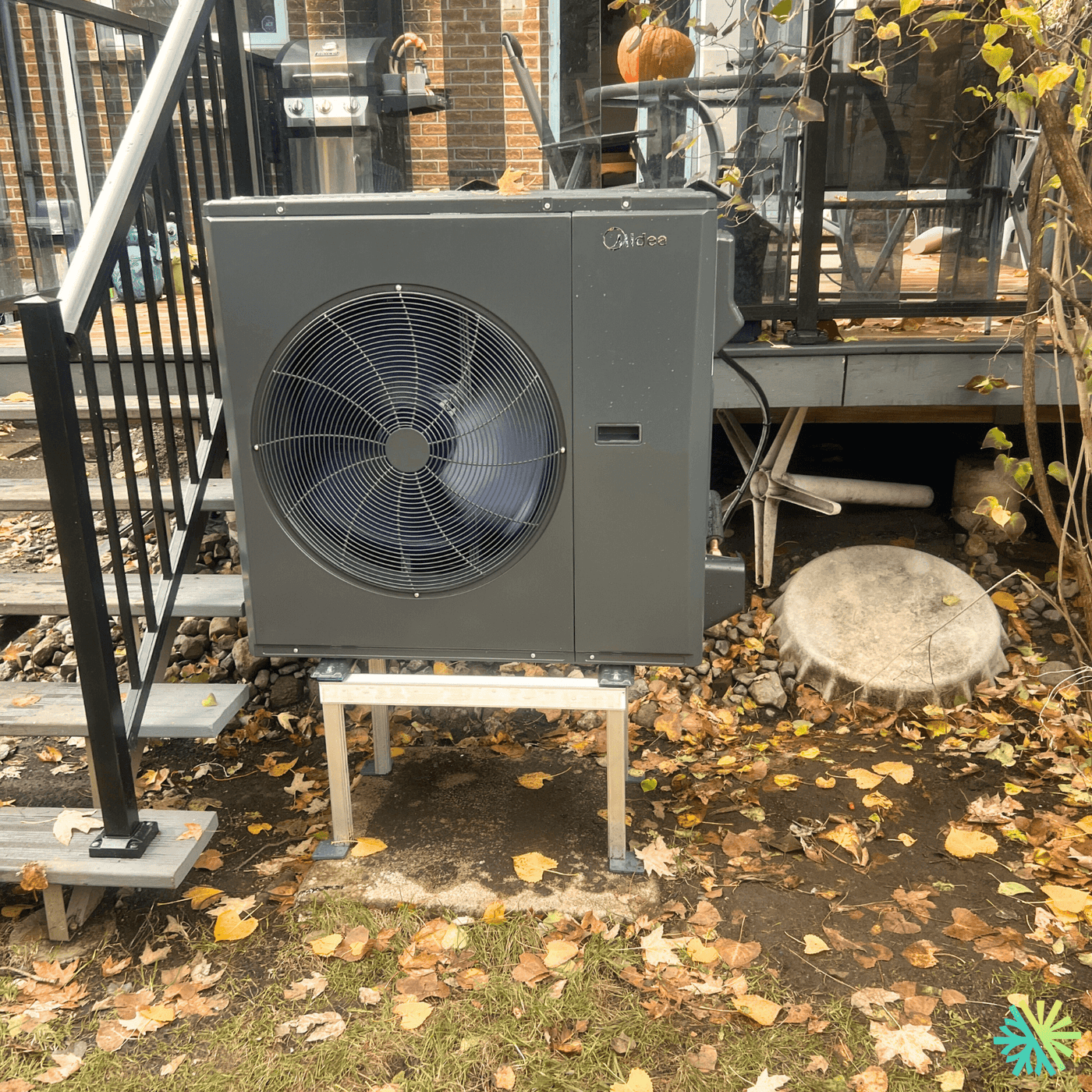 Installation d’une thermopompe centrale Midea EVOX G3 à Rosemont–La Petite-Patrie