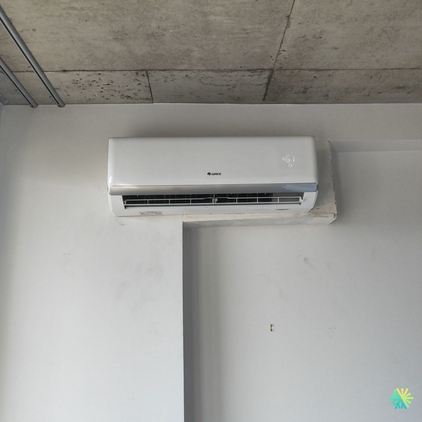 Installation d’une GREE thermopompe murale à Griffintown