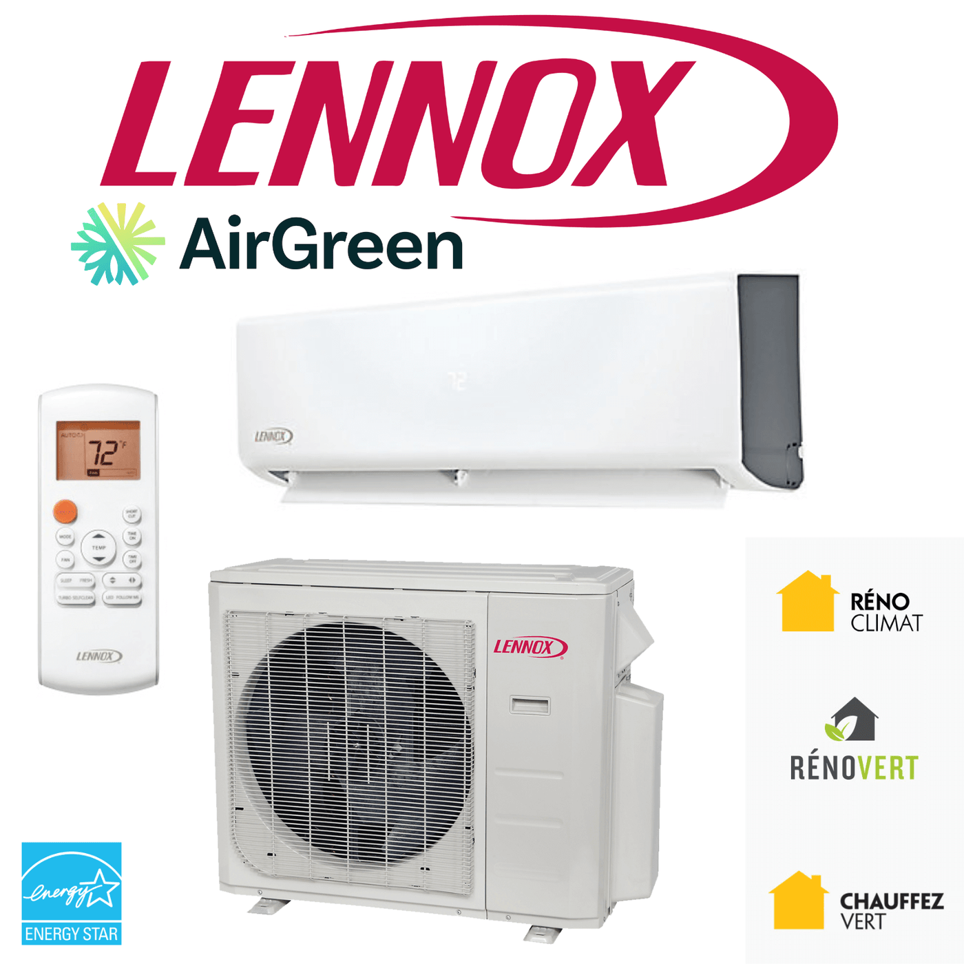 Trane contre Lennox : qui gagne le combat des thermopompes murales haute performance à Montréal ?