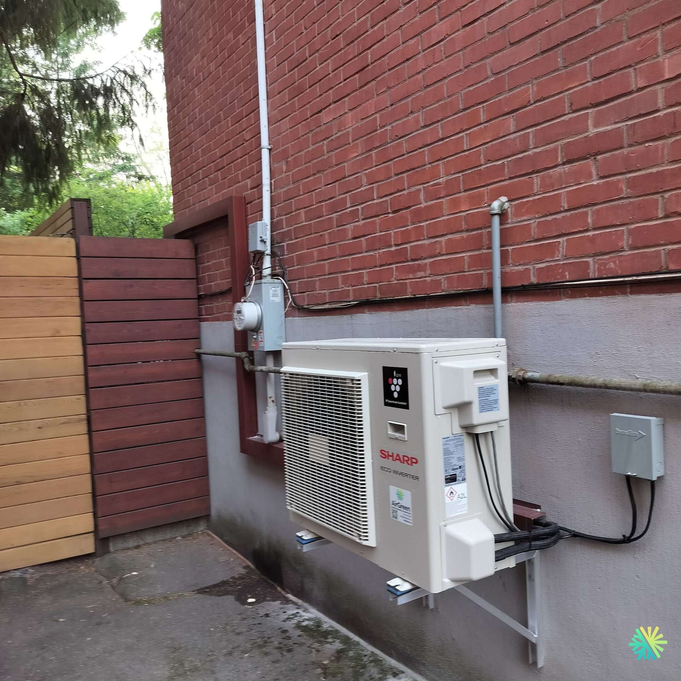 Installation d’une Sharp (série ZU1) thermopompe murale à Rosemont–La Petite-Patrie
