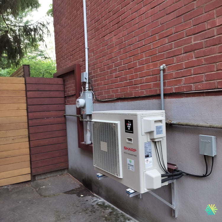 Installation d’une Sharp (série ZU1) thermopompe murale à Rosemont–La Petite-Patrie