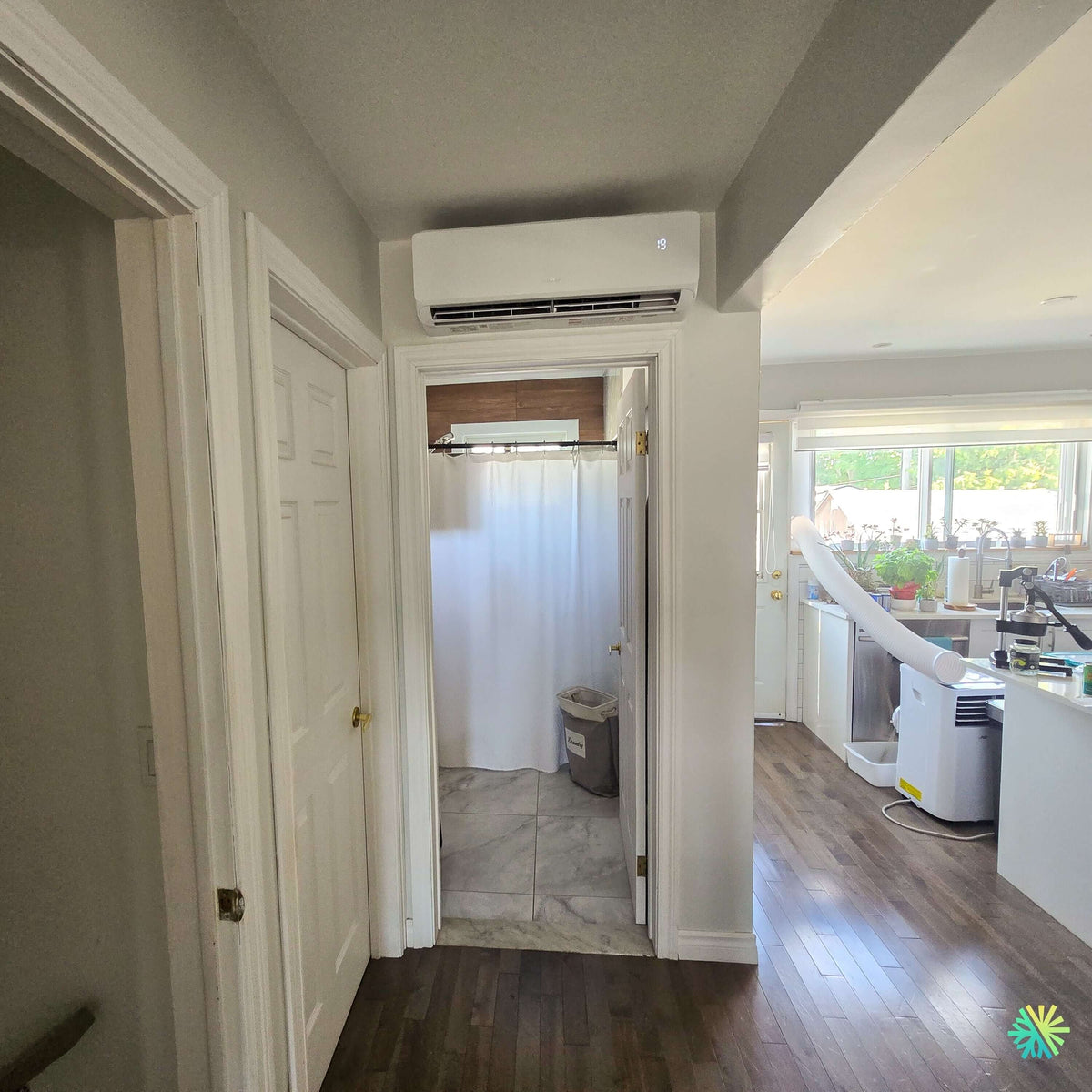 Installation d’une thermopompe DoubleZone GREE FREE MATCH R32 à Montréal-Nord : une solution 2 zones discrète et efficace pour un intérieur bien divisé