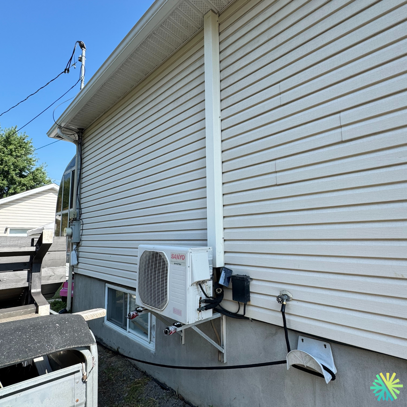 Réparation d’une thermopompe murale Sanyo à Fabreville (Laval) : performance retrouvée, confort rétabli