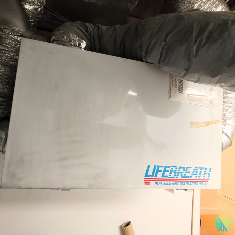 Installation et entretien d’un échangeur d’air Air Exchanger\LifeBreath à Sainte-Rose (Laval)