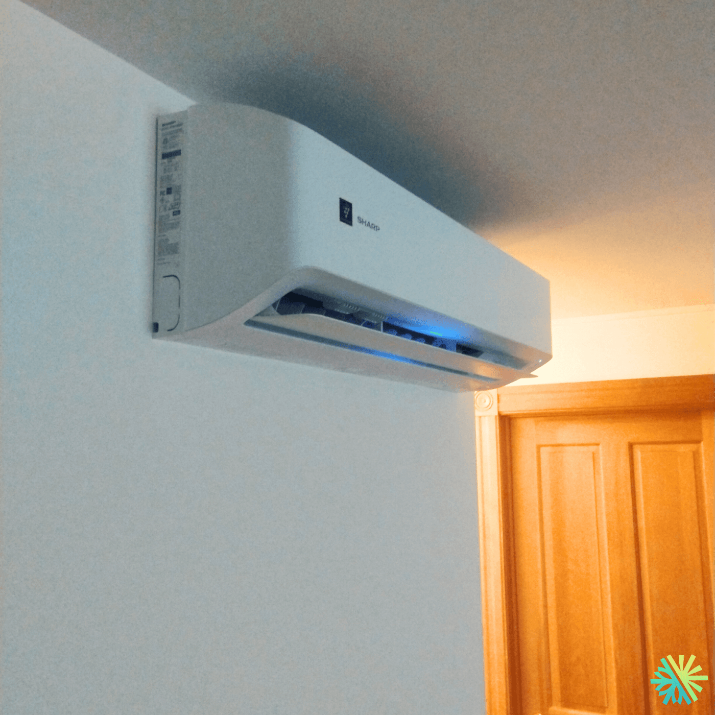 Installation d’une thermopompe murale Sharp à Villeray–Saint-Michel–Parc-Extension (Montréal)