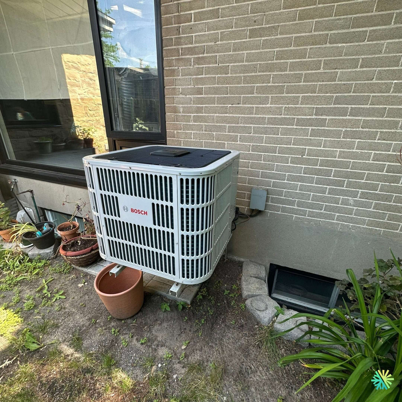 Réparation d’une thermopompe centrale Bosch à Sainte-Rose