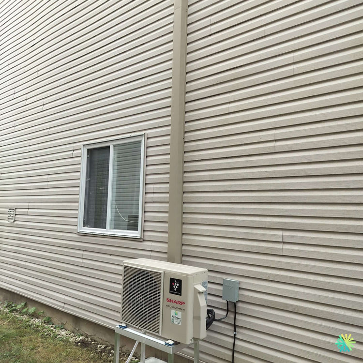 Installation d’une Sharp thermopompe murale à Sainte-Rose (Laval)