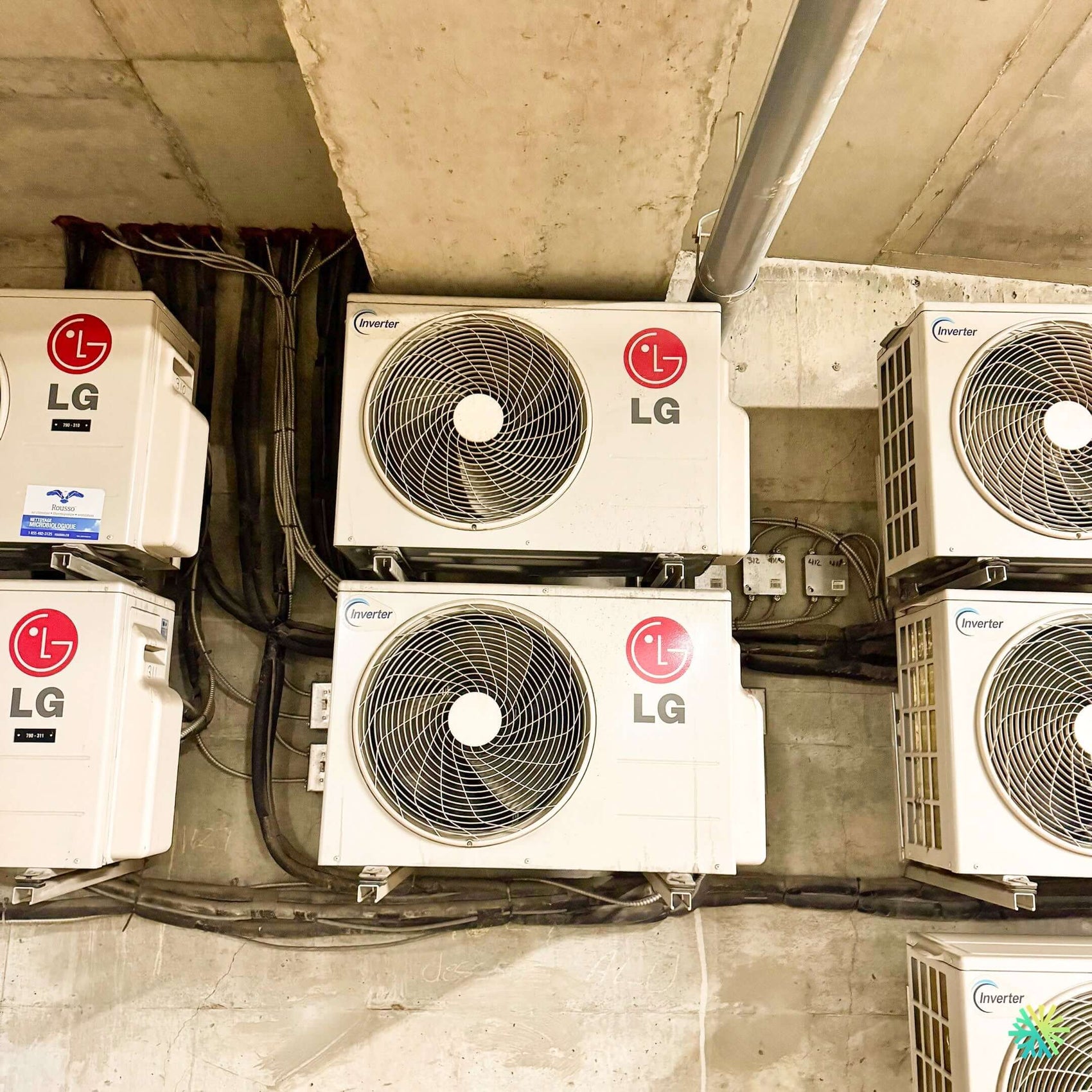 Intervention stratégique sur un système de thermopompe murale LG à Anjou