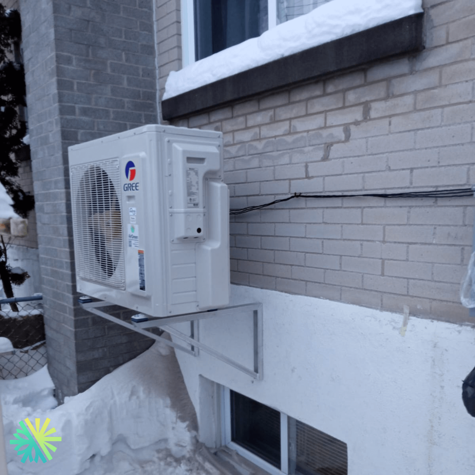 Installation d'une thermopompe murale triple zone Gree Multi GEN2 à Rivière-des-Prairies–Pointe-aux-Trembles