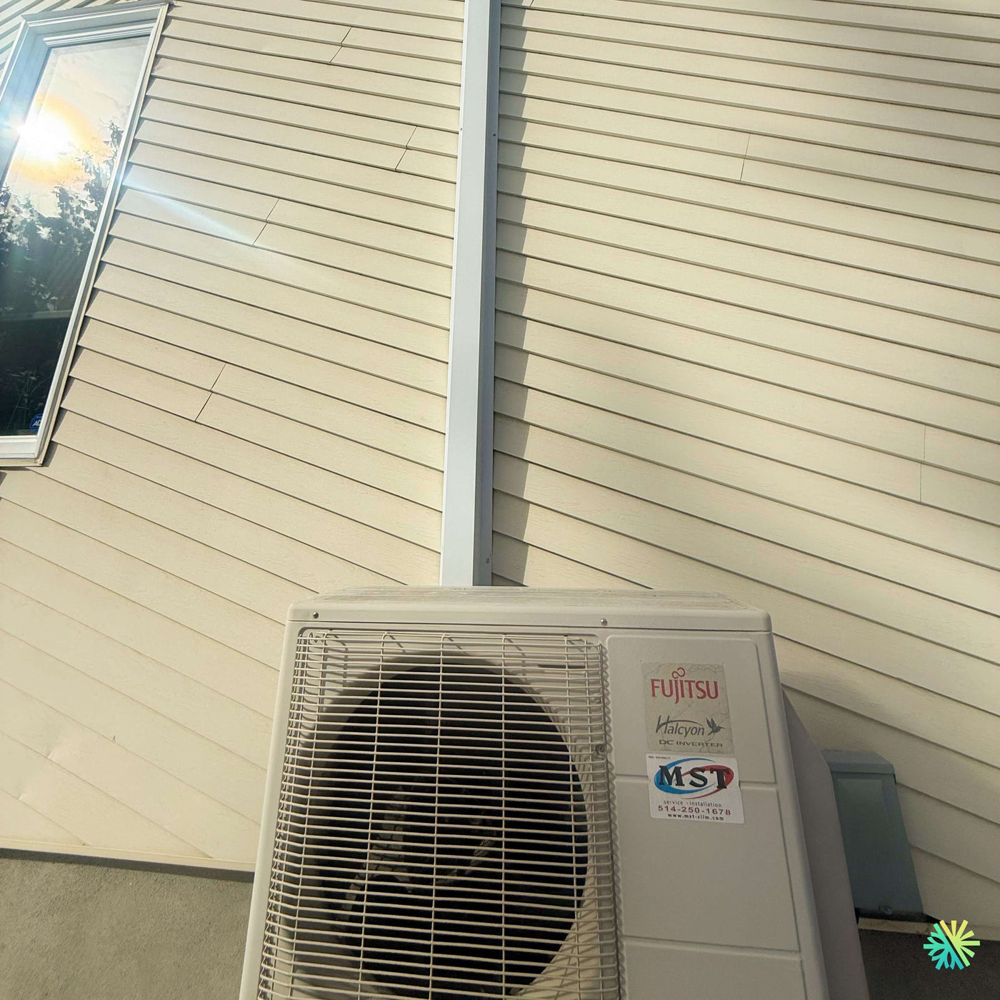 Réparation d’une thermopompe murale Fujitsu sur la Rive Sud