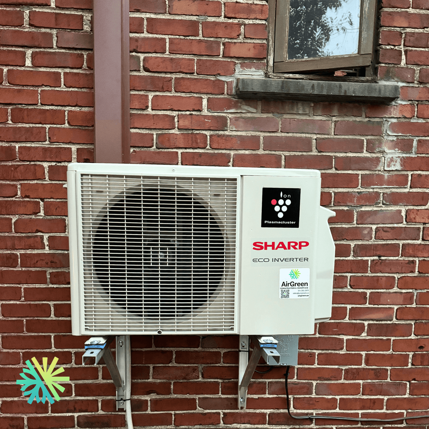 Installation d’une thermopompe murale SHARP ZU1 à Côte Saint-Luc